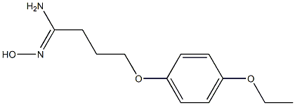 (1Z)-4-(4-ethoxyphenoxy)-N'-hydroxybutanimidamide 结构式
