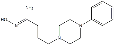 (1Z)-N'-hydroxy-4-(4-phenylpiperazin-1-yl)butanimidamide 结构式