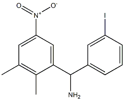 (2,3-dimethyl-5-nitrophenyl)(3-iodophenyl)methanamine 结构式