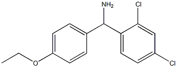 (2,4-dichlorophenyl)(4-ethoxyphenyl)methanamine 结构式