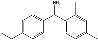 (2,4-dimethylphenyl)(4-ethylphenyl)methanamine 结构式