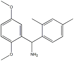 (2,5-dimethoxyphenyl)(2,4-dimethylphenyl)methanamine 结构式