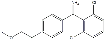 (2,6-dichlorophenyl)[4-(2-methoxyethyl)phenyl]methanamine 结构式