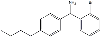 (2-bromophenyl)(4-butylphenyl)methanamine 结构式