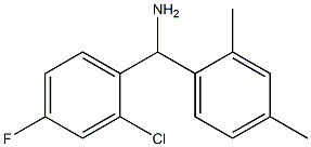 (2-chloro-4-fluorophenyl)(2,4-dimethylphenyl)methanamine 结构式