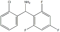 (2-chlorophenyl)(2,4,6-trifluorophenyl)methanamine 结构式