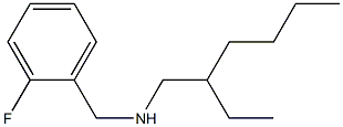 (2-ethylhexyl)[(2-fluorophenyl)methyl]amine 结构式