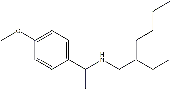 (2-ethylhexyl)[1-(4-methoxyphenyl)ethyl]amine 结构式