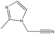 (2-methyl-1H-imidazol-1-yl)acetonitrile 结构式