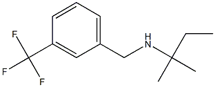 (2-methylbutan-2-yl)({[3-(trifluoromethyl)phenyl]methyl})amine 结构式