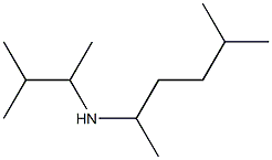 (3-methylbutan-2-yl)(5-methylhexan-2-yl)amine 结构式