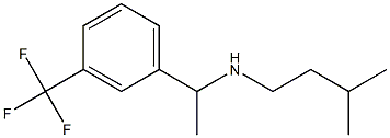(3-methylbutyl)({1-[3-(trifluoromethyl)phenyl]ethyl})amine 结构式
