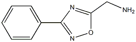 (3-phenyl-1,2,4-oxadiazol-5-yl)methanamine 结构式