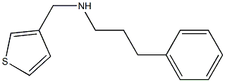 (3-phenylpropyl)(thiophen-3-ylmethyl)amine 结构式