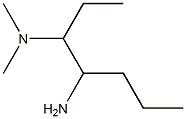 (4-aminoheptan-3-yl)dimethylamine 结构式