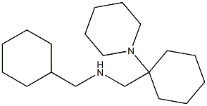 (cyclohexylmethyl)({[1-(piperidin-1-yl)cyclohexyl]methyl})amine 结构式