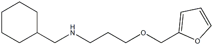 (cyclohexylmethyl)[3-(furan-2-ylmethoxy)propyl]amine 结构式