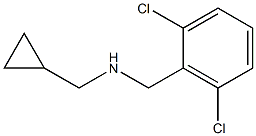 (cyclopropylmethyl)[(2,6-dichlorophenyl)methyl]amine 结构式