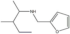 (furan-2-ylmethyl)(3-methylpentan-2-yl)amine 结构式
