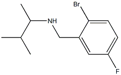 [(2-bromo-5-fluorophenyl)methyl](3-methylbutan-2-yl)amine 结构式