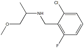 [(2-chloro-6-fluorophenyl)methyl](1-methoxypropan-2-yl)amine 结构式