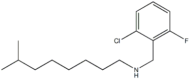 [(2-chloro-6-fluorophenyl)methyl](7-methyloctyl)amine 结构式