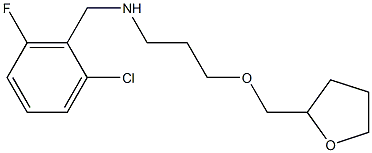 [(2-chloro-6-fluorophenyl)methyl][3-(oxolan-2-ylmethoxy)propyl]amine 结构式