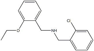 [(2-chlorophenyl)methyl][(2-ethoxyphenyl)methyl]amine 结构式