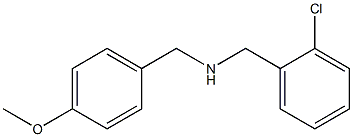 [(2-chlorophenyl)methyl][(4-methoxyphenyl)methyl]amine 结构式