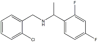 [(2-chlorophenyl)methyl][1-(2,4-difluorophenyl)ethyl]amine 结构式