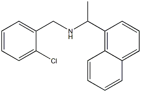 [(2-chlorophenyl)methyl][1-(naphthalen-1-yl)ethyl]amine 结构式