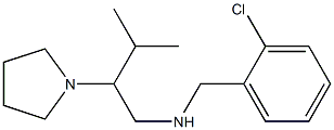 [(2-chlorophenyl)methyl][3-methyl-2-(pyrrolidin-1-yl)butyl]amine 结构式