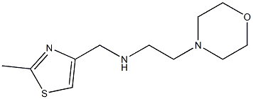 [(2-methyl-1,3-thiazol-4-yl)methyl][2-(morpholin-4-yl)ethyl]amine 结构式