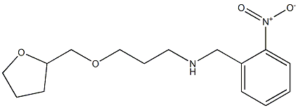 [(2-nitrophenyl)methyl][3-(oxolan-2-ylmethoxy)propyl]amine 结构式