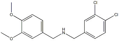 [(3,4-dichlorophenyl)methyl][(3,4-dimethoxyphenyl)methyl]amine 结构式