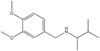[(3,4-dimethoxyphenyl)methyl](3-methylbutan-2-yl)amine 结构式