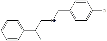 [(4-chlorophenyl)methyl](2-phenylpropyl)amine 结构式