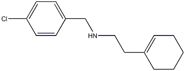 [(4-chlorophenyl)methyl][2-(cyclohex-1-en-1-yl)ethyl]amine 结构式