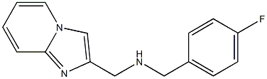 [(4-fluorophenyl)methyl]({imidazo[1,2-a]pyridin-2-ylmethyl})amine 结构式