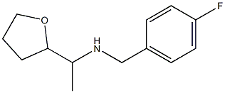 [(4-fluorophenyl)methyl][1-(oxolan-2-yl)ethyl]amine 结构式