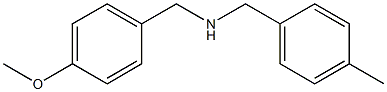 [(4-methoxyphenyl)methyl][(4-methylphenyl)methyl]amine 结构式