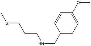 [(4-methoxyphenyl)methyl][3-(methylsulfanyl)propyl]amine 结构式