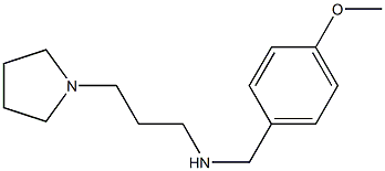 [(4-methoxyphenyl)methyl][3-(pyrrolidin-1-yl)propyl]amine 结构式