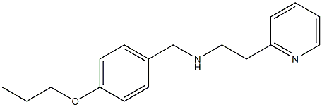 [(4-propoxyphenyl)methyl][2-(pyridin-2-yl)ethyl]amine 结构式