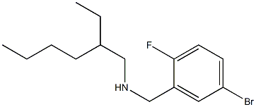 [(5-bromo-2-fluorophenyl)methyl](2-ethylhexyl)amine 结构式