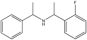 [1-(2-fluorophenyl)ethyl](1-phenylethyl)amine 结构式