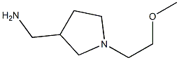 [1-(2-methoxyethyl)pyrrolidin-3-yl]methylamine 结构式
