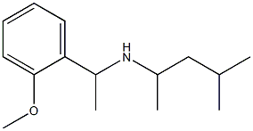 [1-(2-methoxyphenyl)ethyl](4-methylpentan-2-yl)amine 结构式