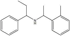 [1-(2-methylphenyl)ethyl](1-phenylpropyl)amine 结构式