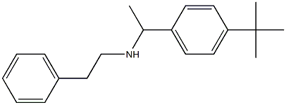 [1-(4-tert-butylphenyl)ethyl](2-phenylethyl)amine 结构式